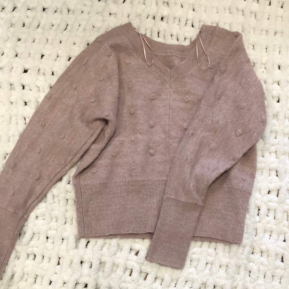 Pink sweater